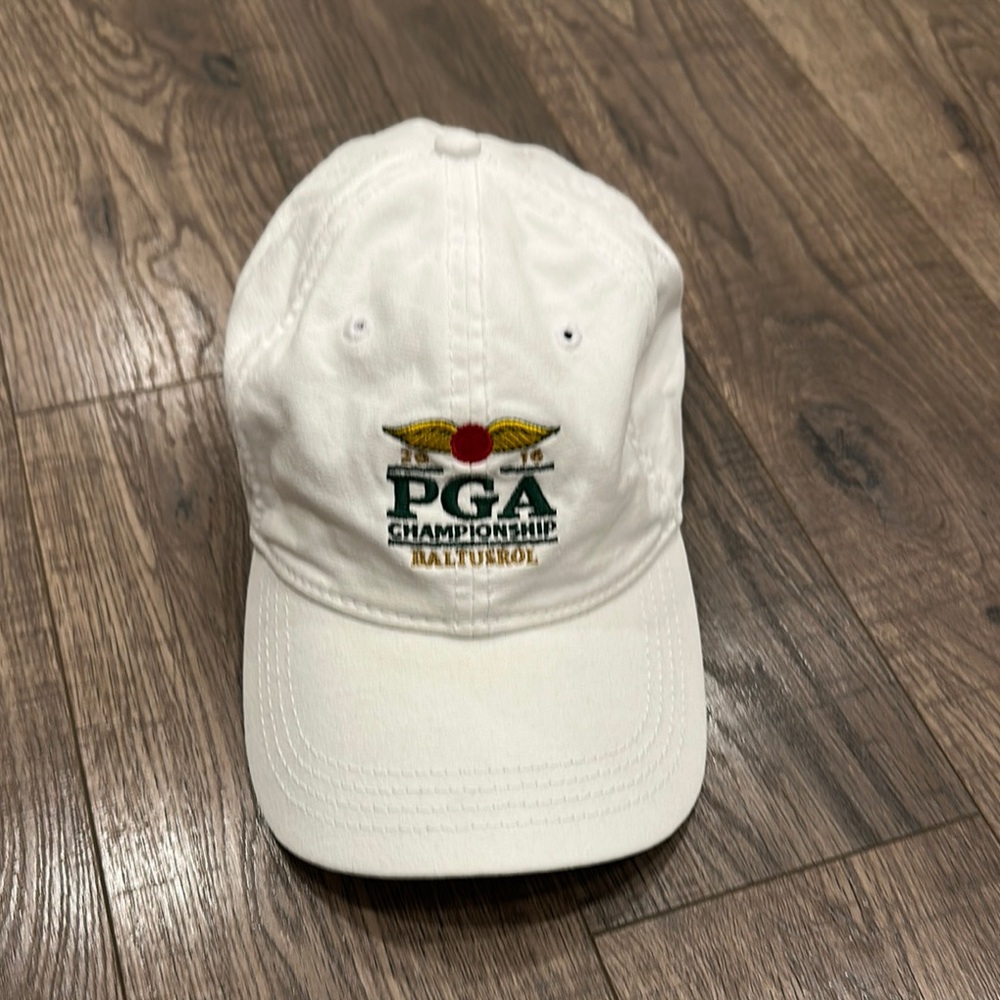 PGA 2016 Championship Cap Baltusrol White Cotton